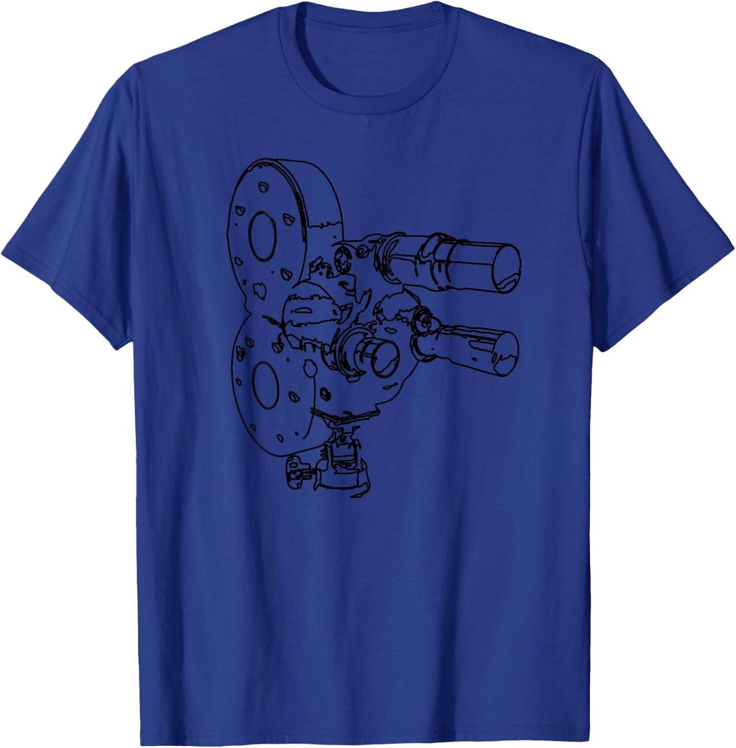 Old Film Camera Camera Operator Vintage Video Camera T-Shirt - T-Shirt | Royal