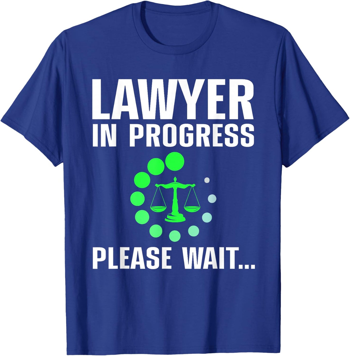Funny Law Student Art Men Women Lawyer Law School Bar Exam T-Shirt - T-Shirt | Royal