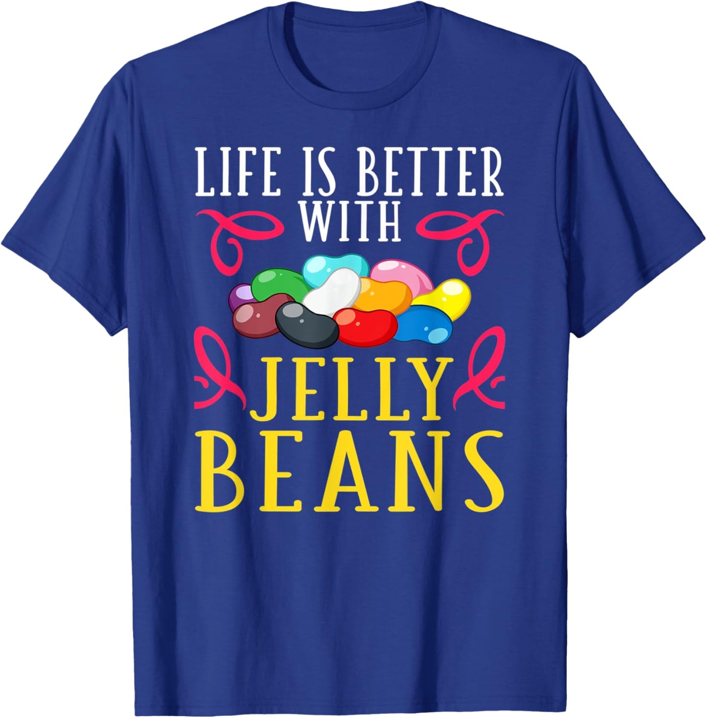 Jelly Bean Candy Beans Vegan Flavors T-Shirt - T-Shirt | Royal