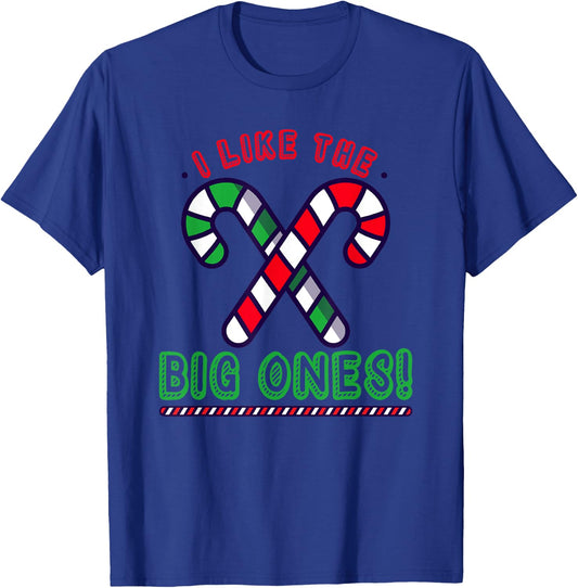 Inappropriate Candy Cane Adult Humor Naughty Women Christmas T-Shirt - T-Shirt | Royal