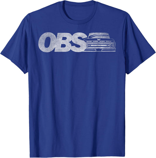 OBS Old Body Style 1960's Truck low vintage style T-Shirt - T-Shirt | Royal