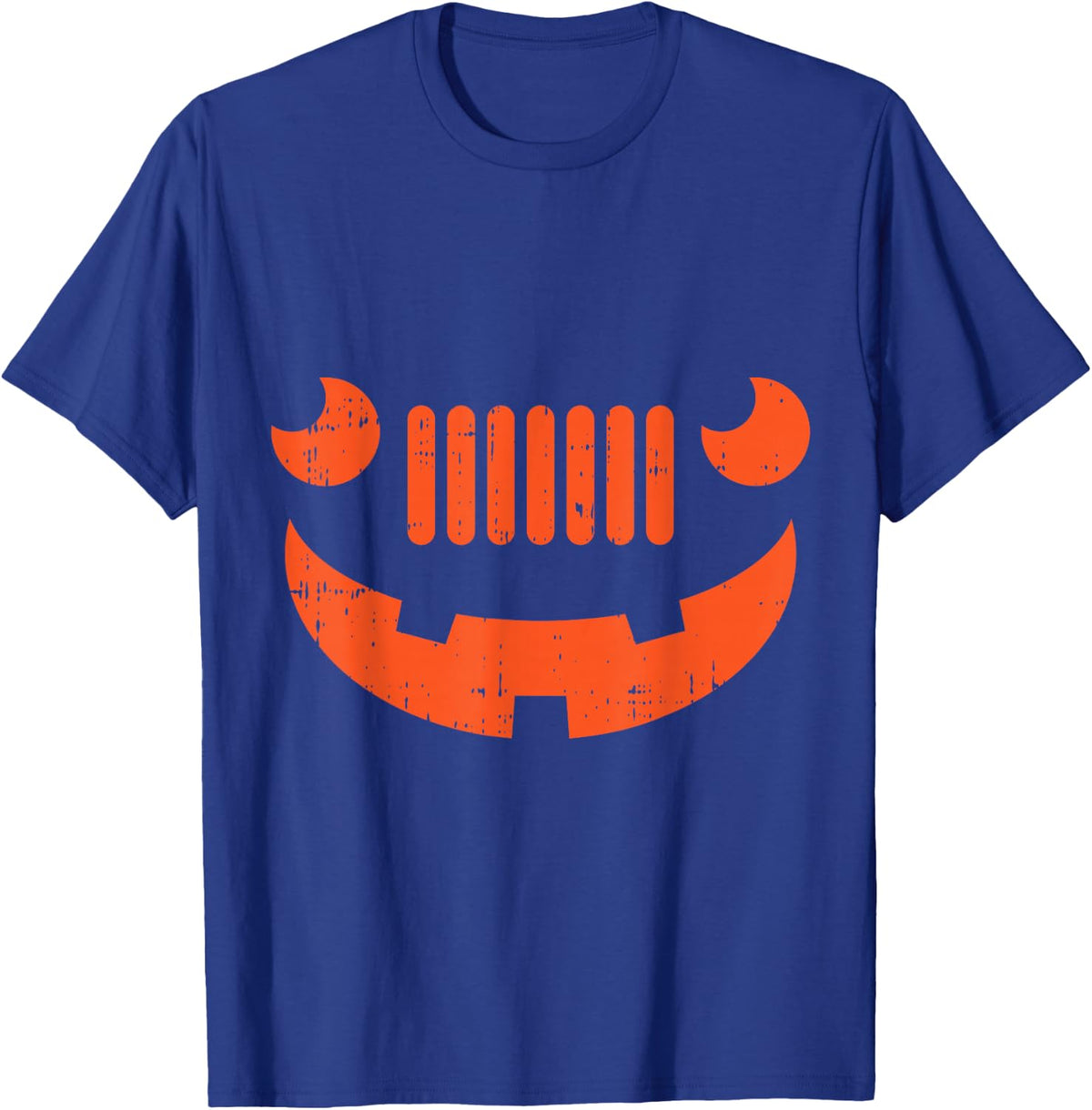 Offroad 4x4 Car Pumpkin Costume Funny Halloween Gamer Gifts T-Shirt - T-Shirt | Royal