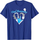Deaf Awareness Hearing Aid ASL Cochlear Implant T-Shirt - T-Shirt | Royal
