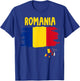 Romanian Flag Outfit Idea & Romania Roots Themed T-Shirt - T-Shirt | Royal
