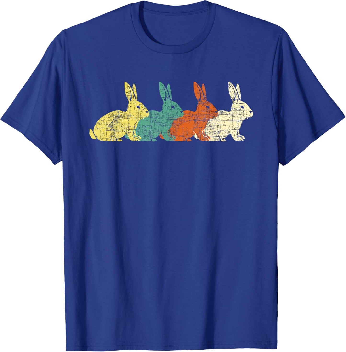 Funny Rabbit Shirts Retro Rabbit - Zookeeper Bunny Owner Veterinarian T-Shirt - T-Shirt | Royal