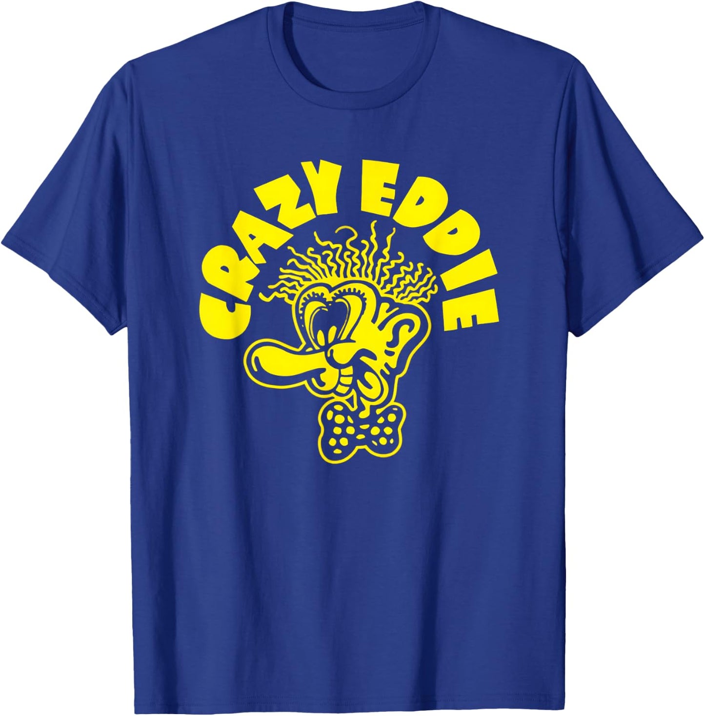 Crazy Eddie's Electronics Department Store Retro Vintage T-Shirt - T-Shirt | Royal