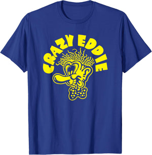 Crazy Eddie's Electronics Department Store Retro Vintage T-Shirt - T-Shirt | Royal
