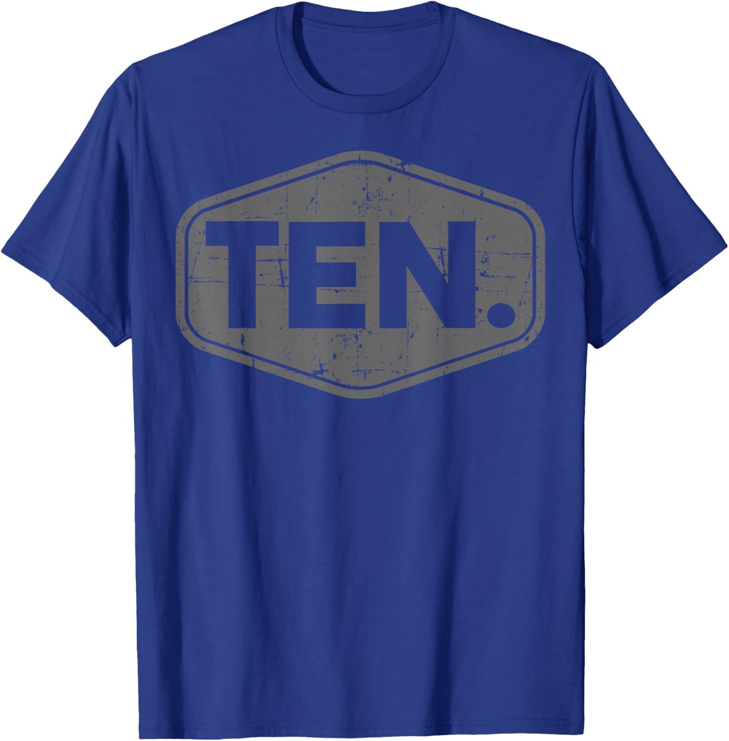 10th Birthday of Boy or Girl, 10 Years Old, Ten T-Shirt - T-Shirt | Royal