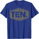 10th Birthday of Boy or Girl, 10 Years Old, Ten T-Shirt - T-Shirt | Royal