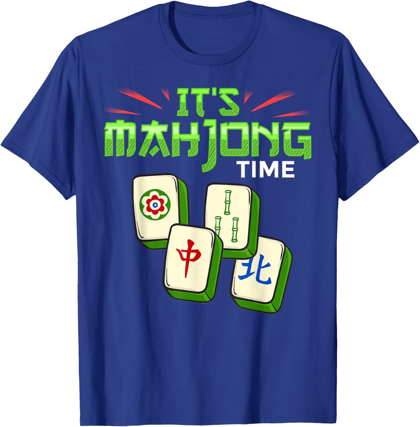 Mahjong Game Mah Jongg Online Player Tile T-Shirt - T-Shirt | Royal