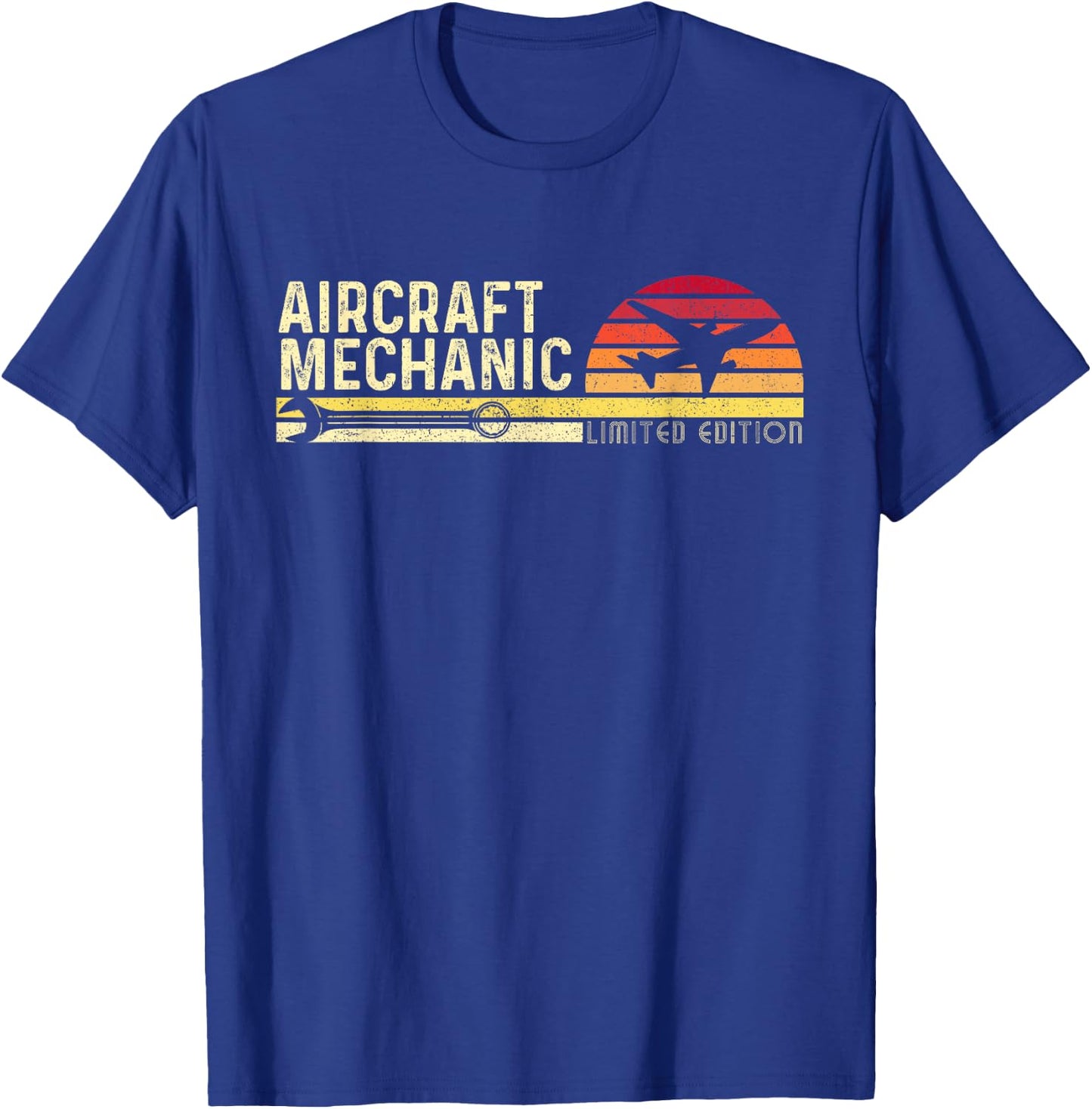 Aircraft Mechanic Limited Edition - Airplane Aviation Lover T-Shirt - T-Shirt | Royal