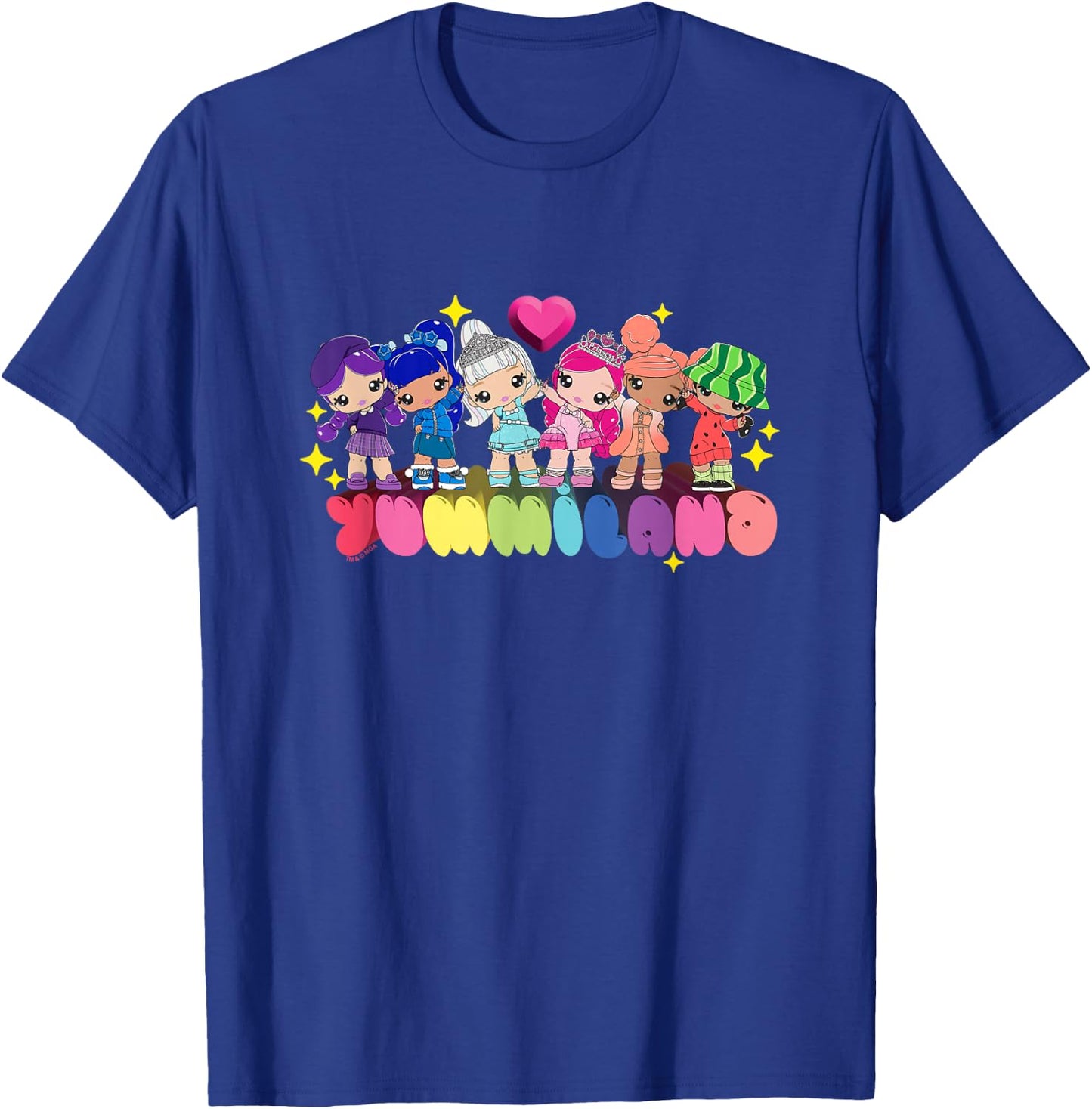L.O.L Surprise Yummiland BFFS Group Shot Colorful Portrait T-Shirt - T-Shirt | Royal