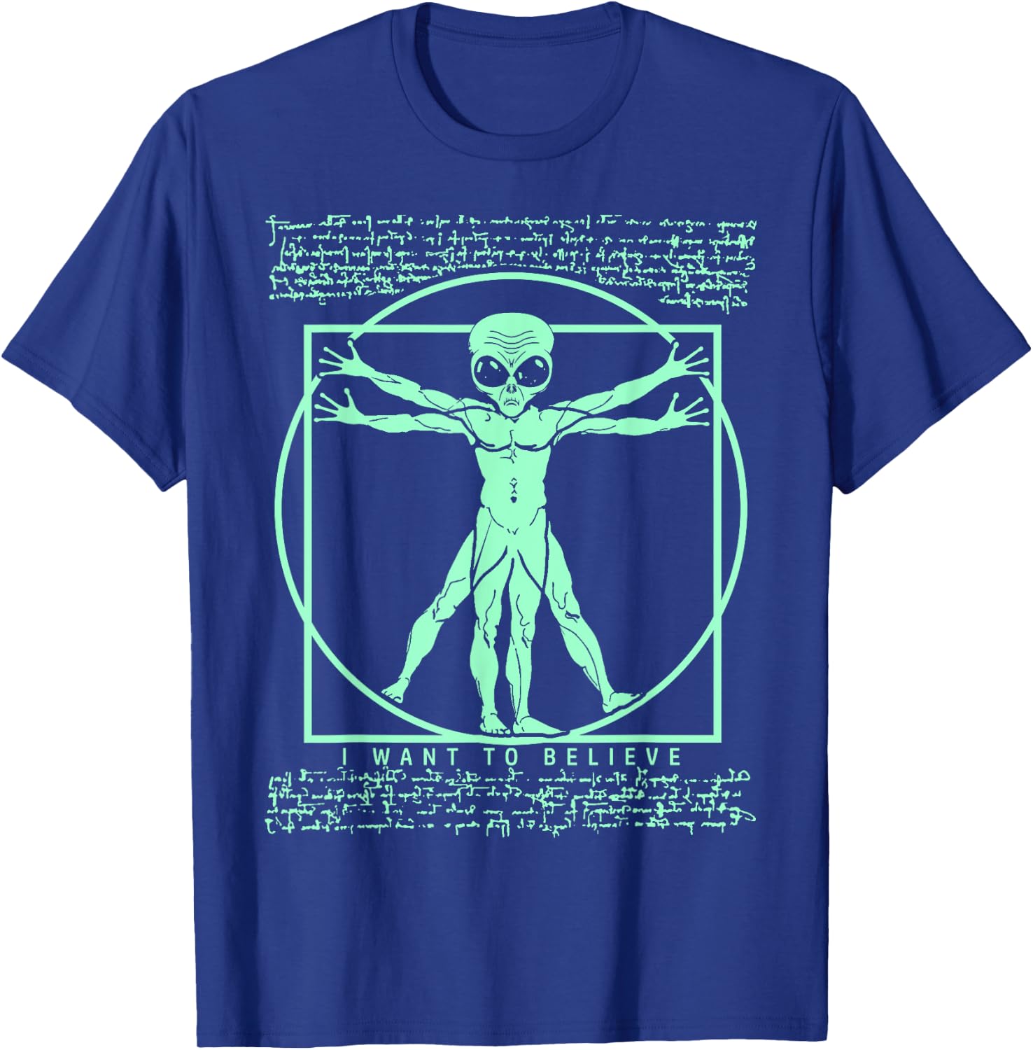 Extraterrestrial, Ancient Astronaut Theorist - UFO - Alien T-Shirt - T-Shirt | Royal