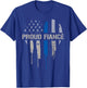 Thin Blue Line Police - Police Officer Fiance Gift T-Shirt - T-Shirt | Royal
