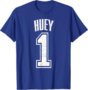 Huey Supporter Number 1 Biggest Fan T-Shirt - T-Shirt | Royal
