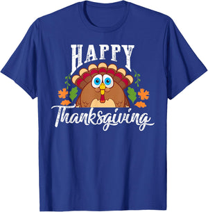 funny turkey day Happy Thanksgiving gift women T-Shirt - T-Shirt | Royal