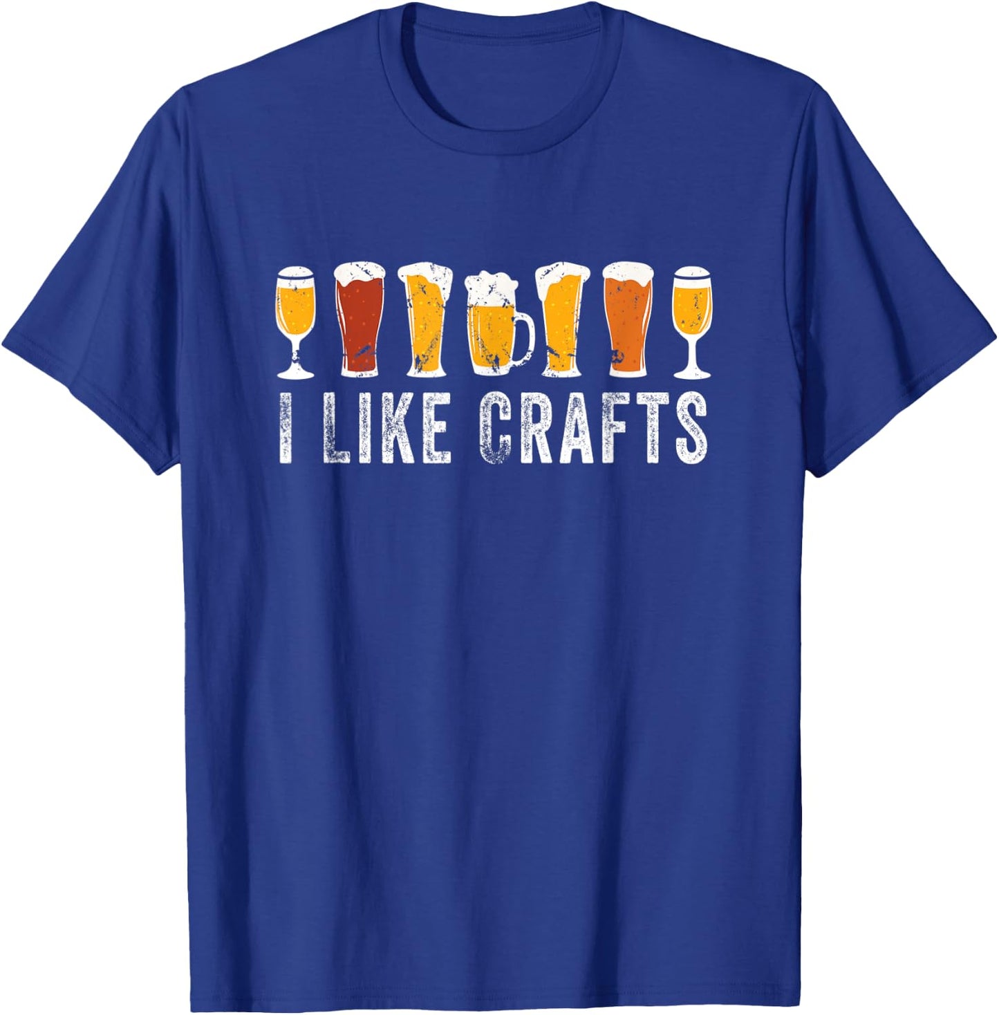 I Like Crafts Beer Brewer Home Brewing Making Drinking Dad T-Shirt - T-Shirt | Royal