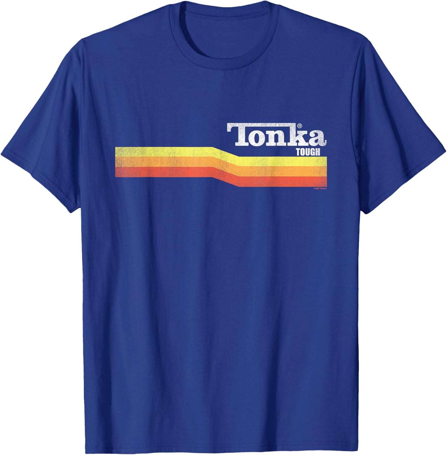 Tonka Tonka Tough Stripe Logo T-Shirt - T-Shirt | Royal