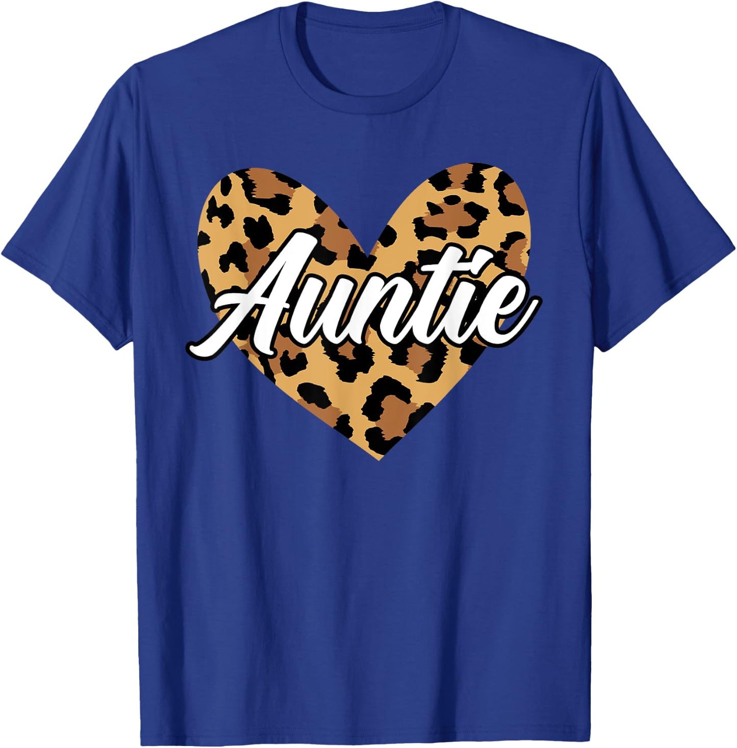Aunt Leopard Auntie T-Shirt - T-Shirt | Royal