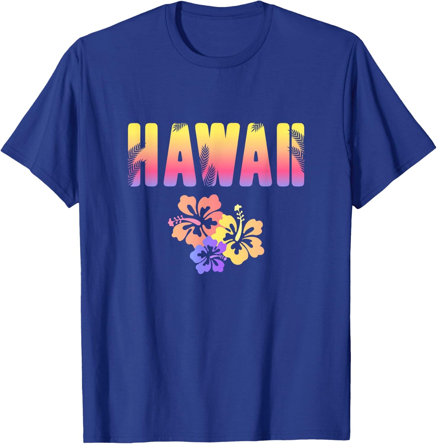 Hawaii Family Vacation Matching Floral T-Shirt - T-Shirt | Royal