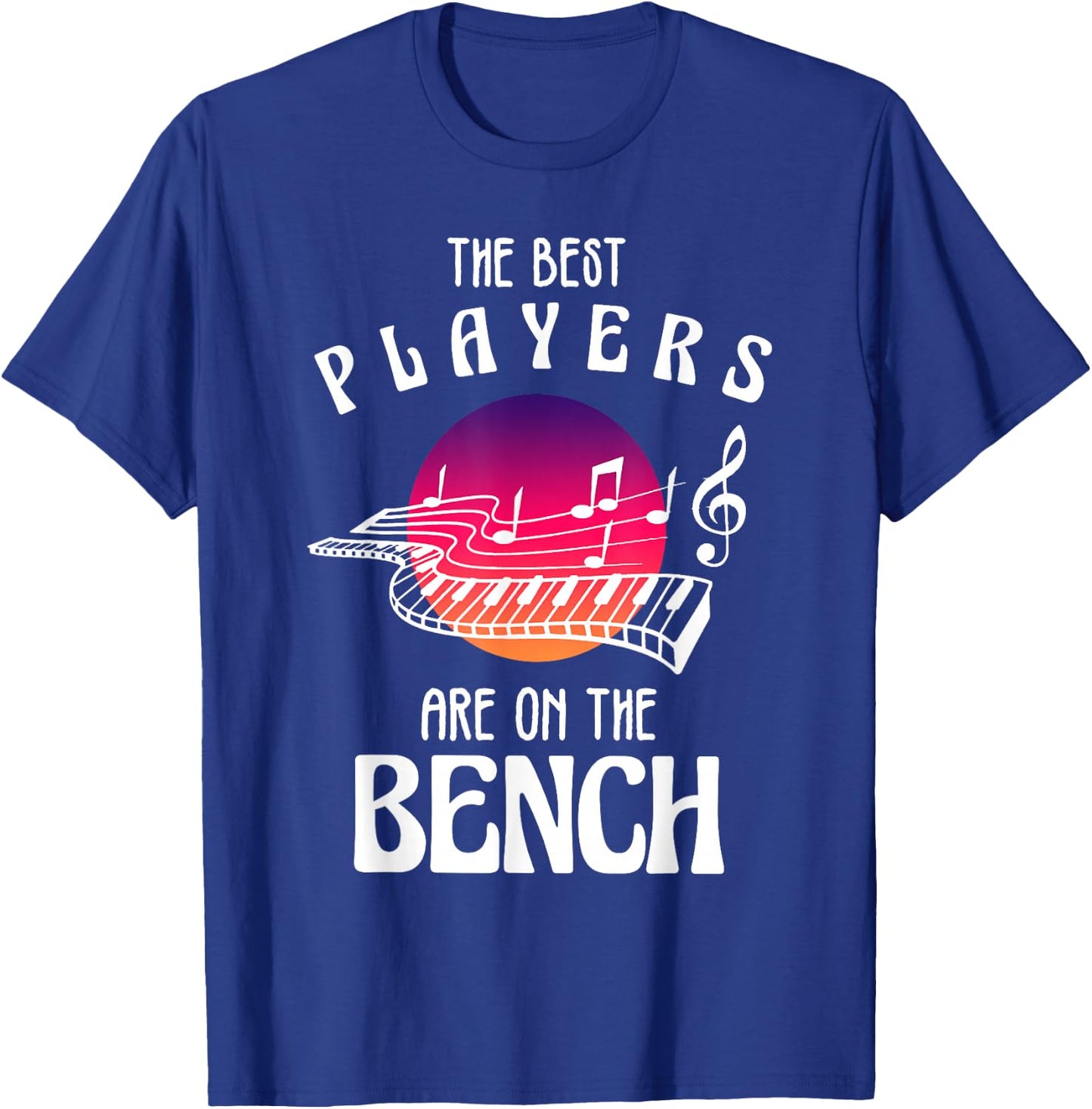 Funny Piano Art Women Kids Piano Player Pianists T-Shirt - T-Shirt | Royal