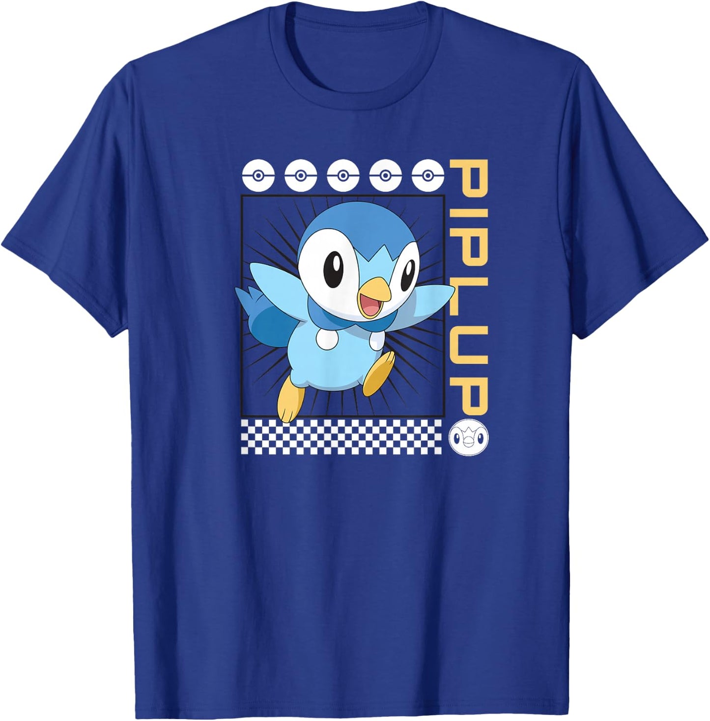Pokemon Piplup , Blue, Small T-Shirt - T-Shirt | Royal