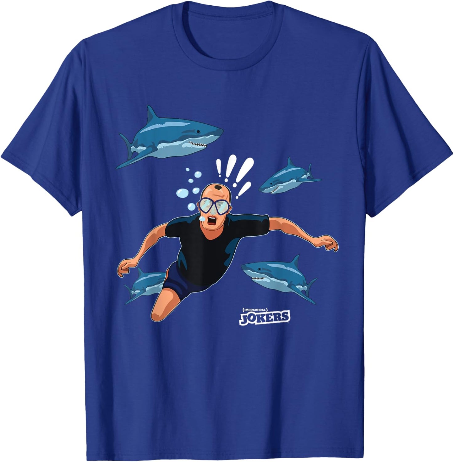 Impractical Jokers Murr and Shark T-Shirt - T-Shirt | Royal