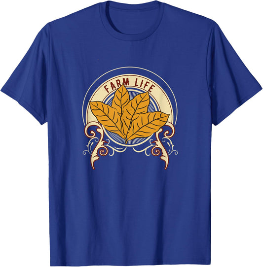 Farm Life Tobacco Support Shirt T-Shirt - T-Shirt | Royal