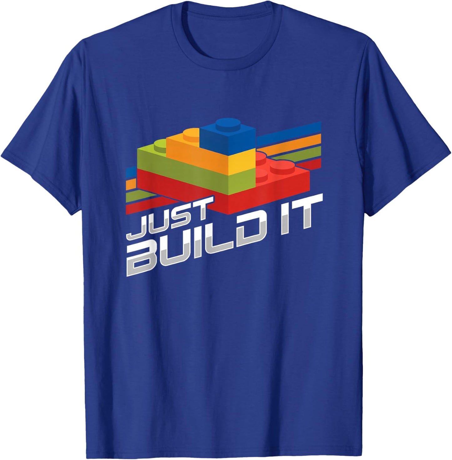 Just Build It | Building Blocks | Master Builder T-Shirt - T-Shirt | Royal