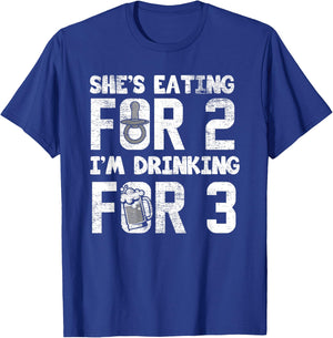 Funny Pregnancy Announcement Matching Couple Gift Men Women T-Shirt - T-Shirt | Royal