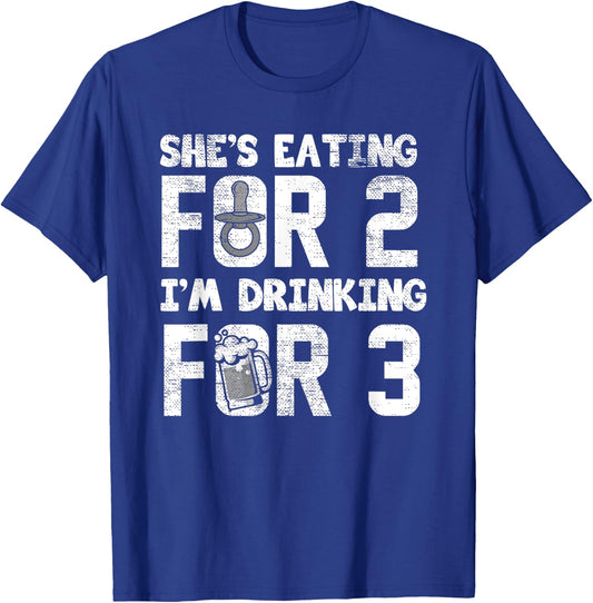 Funny Pregnancy Announcement Matching Couple Gift Men Women T-Shirt - T-Shirt | Royal