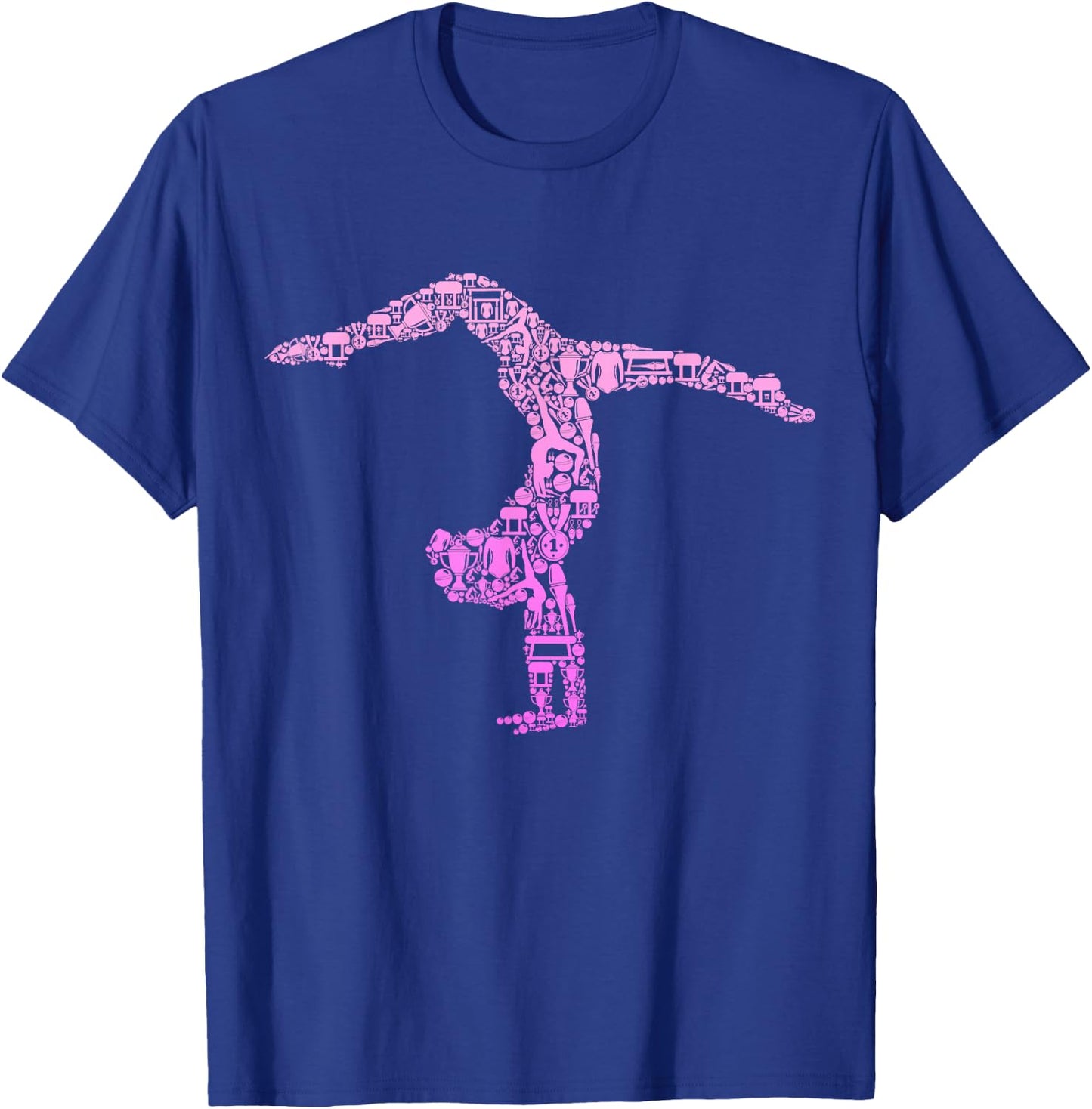 Gymnastics Gymnast Women Girls Kids T-Shirt - T-Shirt | Royal