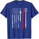 Surgical Squad Team Crew Technologist Tech American Flag T-Shirt - T-Shirt | Royal