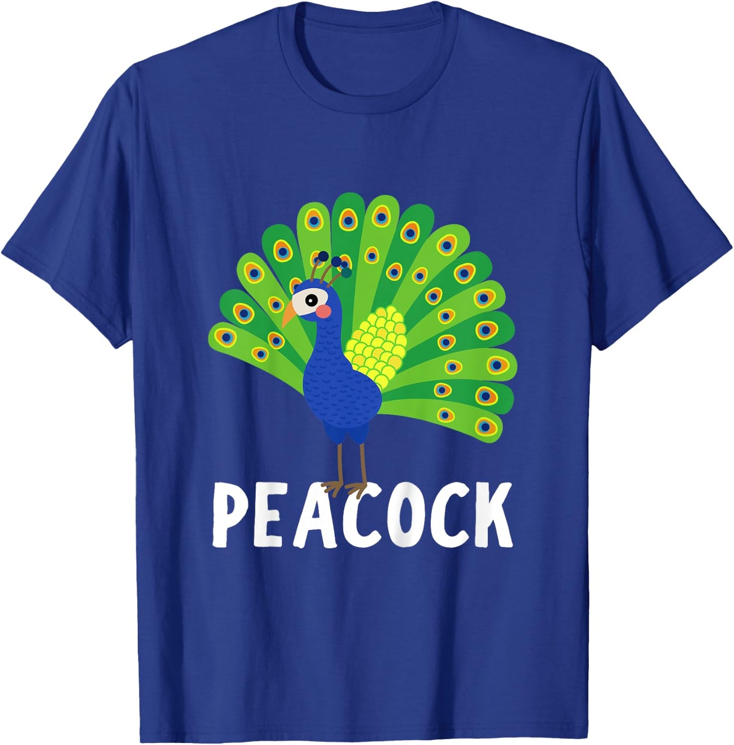 Kids Peacock Shirt For Boys Or Girls | Cute Peacock Gift T-Shirt - T-Shirt | Royal