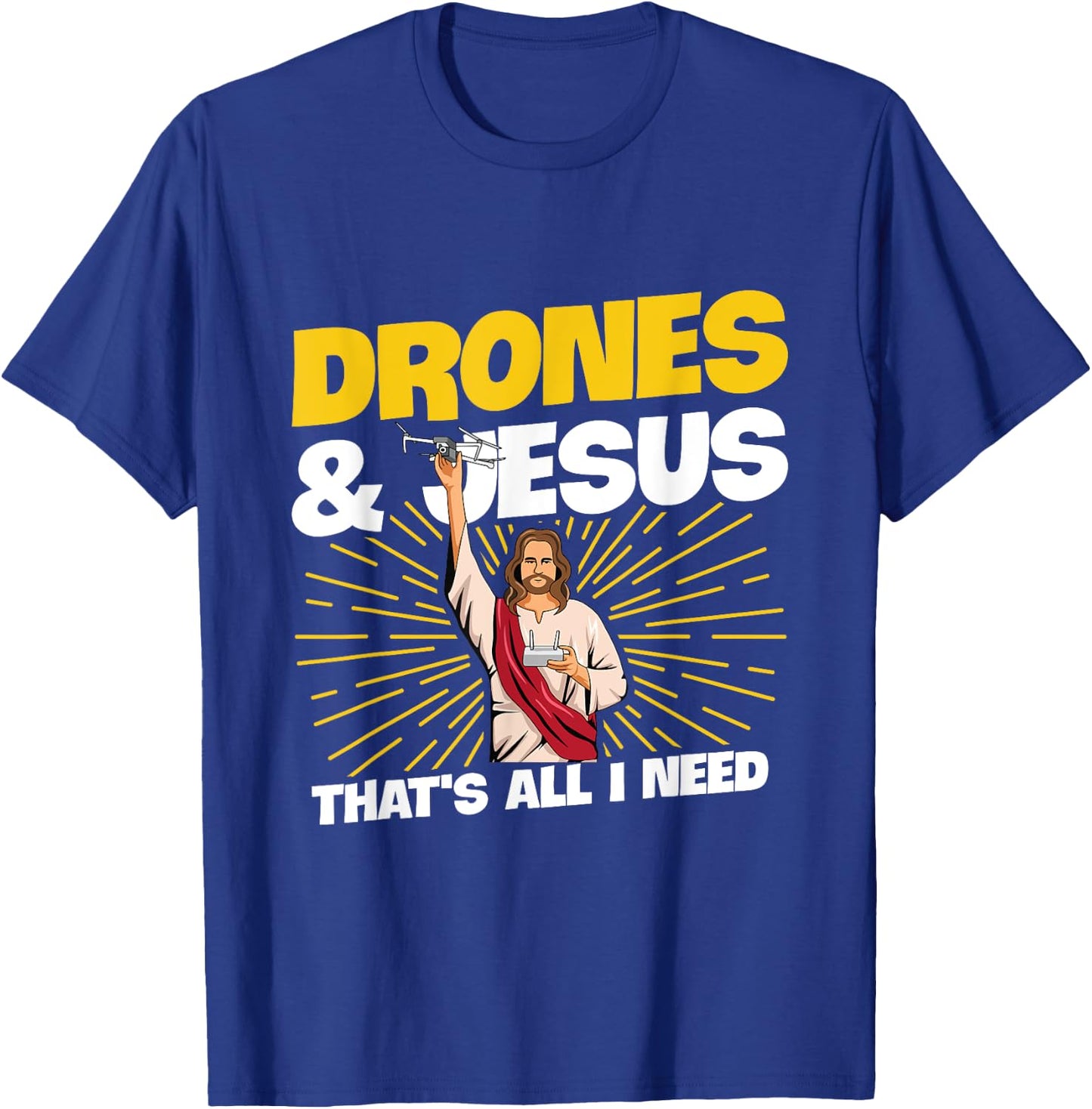 Quadcopter Design for a Drone Pilot T-Shirt - T-Shirt | Royal