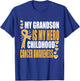 My Grandson is my hero, childhood cancer awareness shirts T-Shirt - T-Shirt | Royal