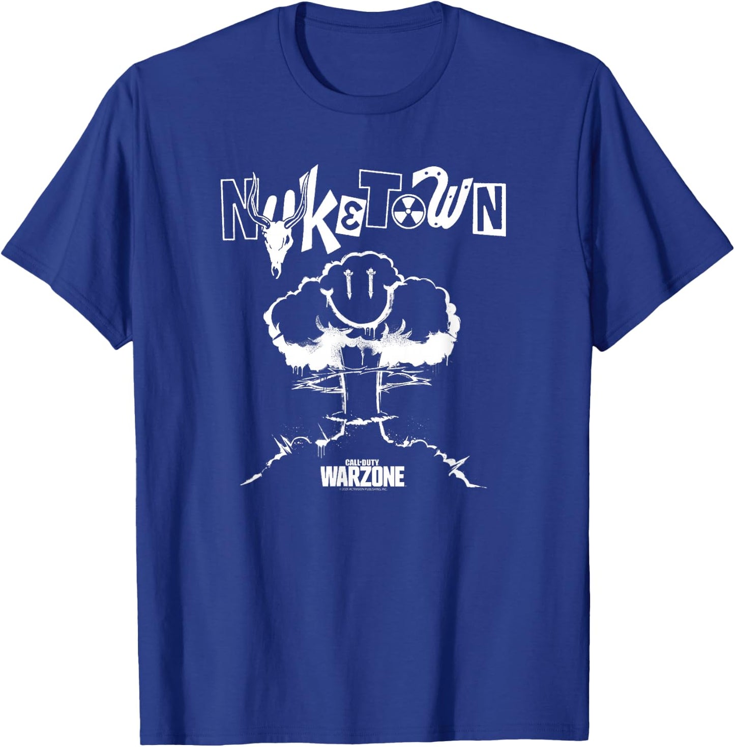 Call of Duty Nuketown Smile Explosion T-Shirt - T-Shirt | Royal