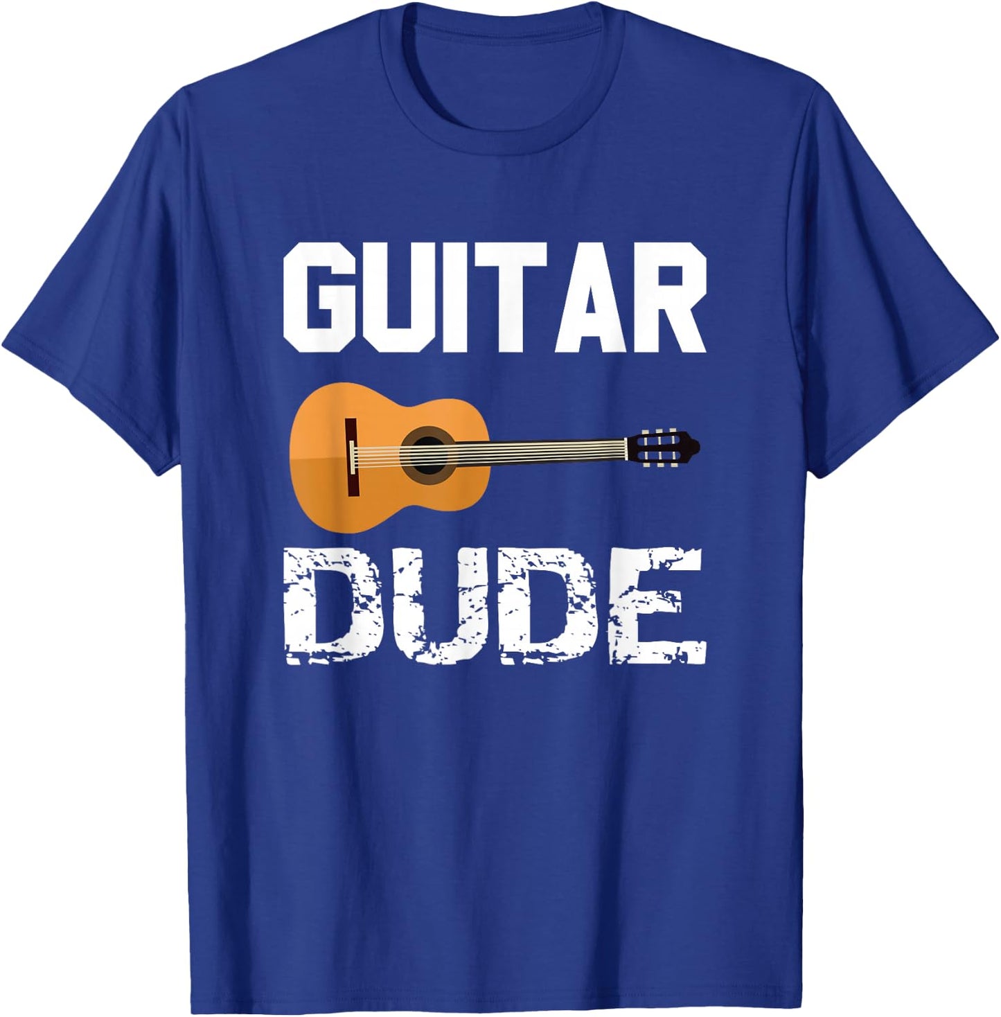 Guitars Acoustic Classical Gift Boys Men Kids T-Shirt - T-Shirt | Royal