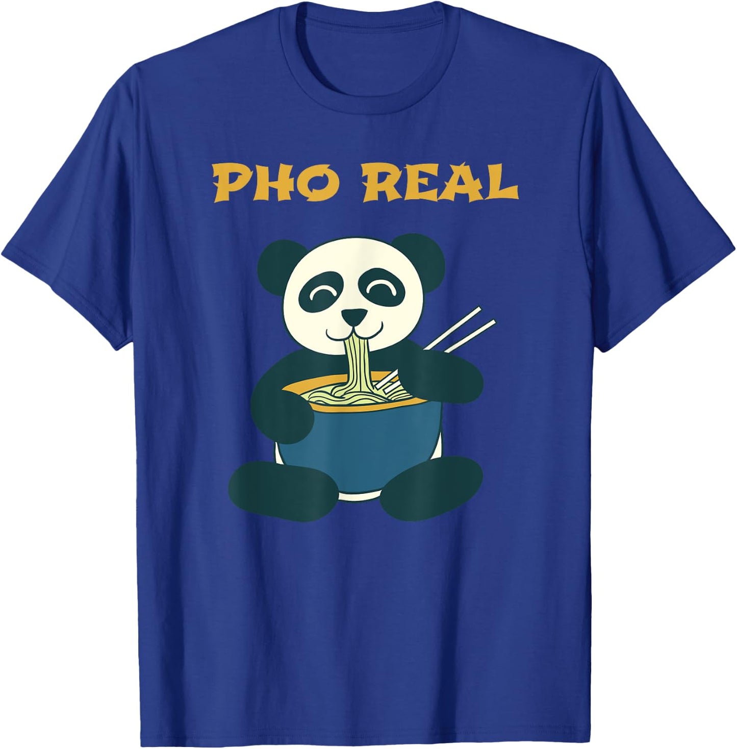 Pho Shirt Pho Sho Panda T-Shirt - T-Shirt | Royal
