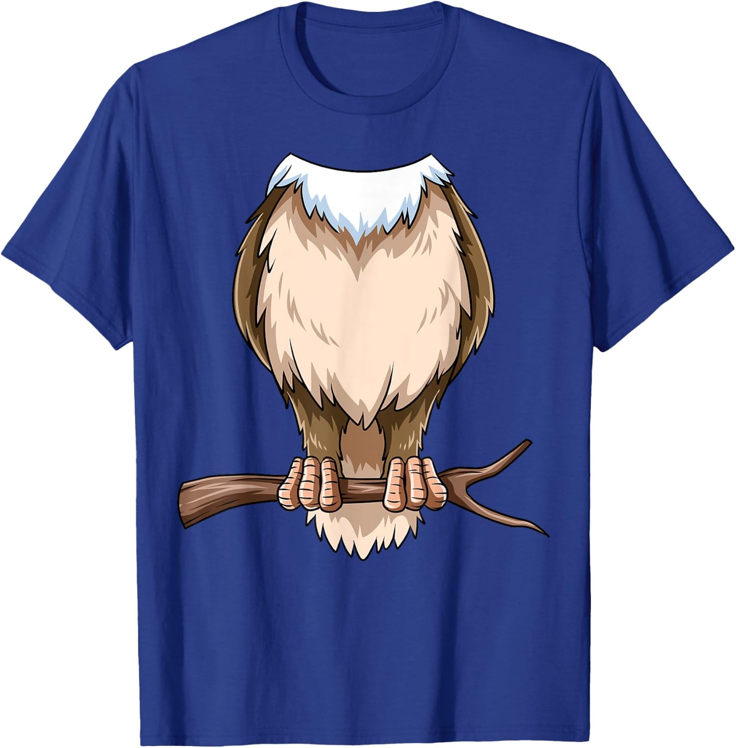 Easy Owl Costume Owl Body Headless Owl Costume T-Shirt - T-Shirt | Royal