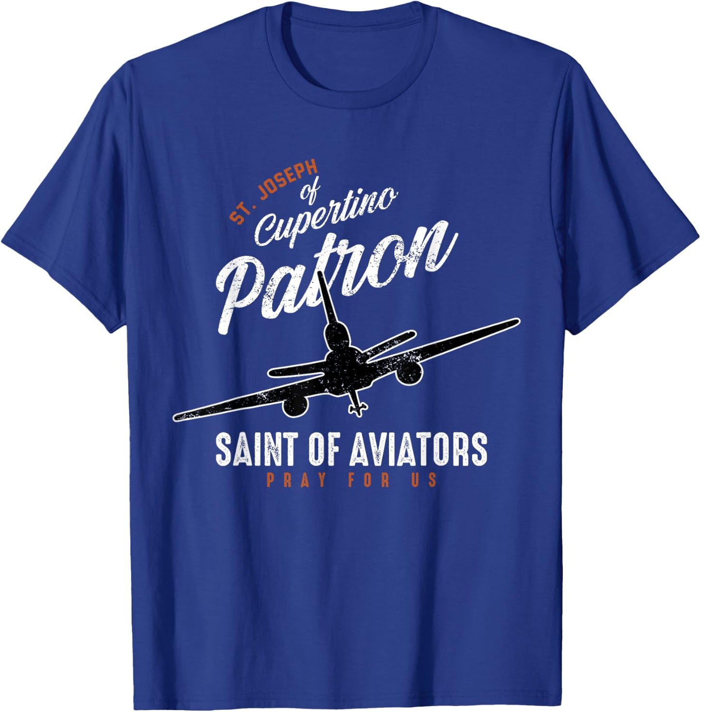 St. Joseph of Cupertino Patron Saint of Pilots Aviators Men T-Shirt - T-Shirt | Royal