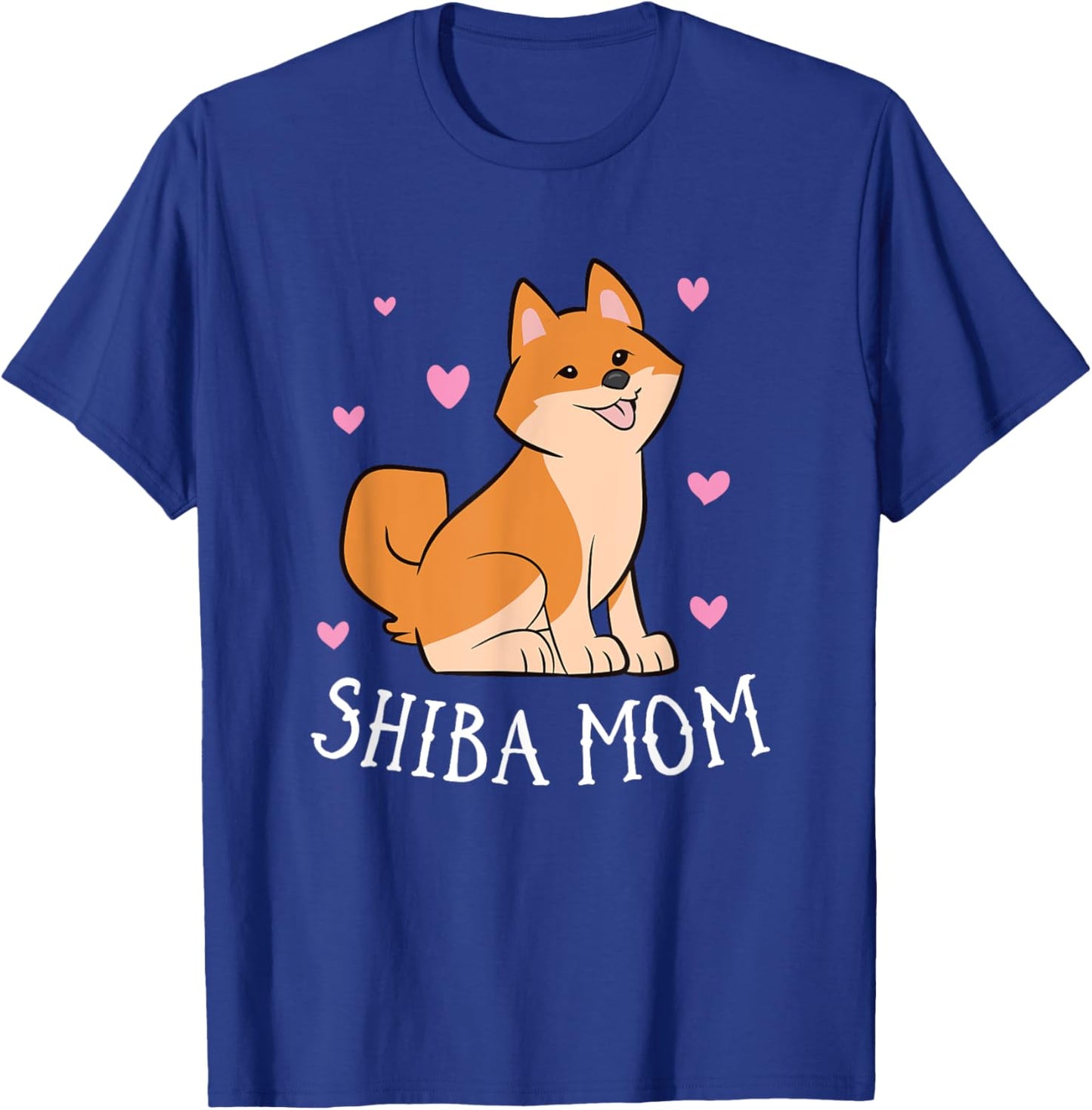 Shiba Inu Dog Funny Shiba Inu Mom Dog Shiba Mom Men Women Girls Kids T-Shirt - T-Shirt | Royal
