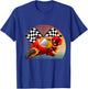 Vintage Retro Style Motorbike Moto GP Sport Racing Fan T-Shirt - T-Shirt | Royal