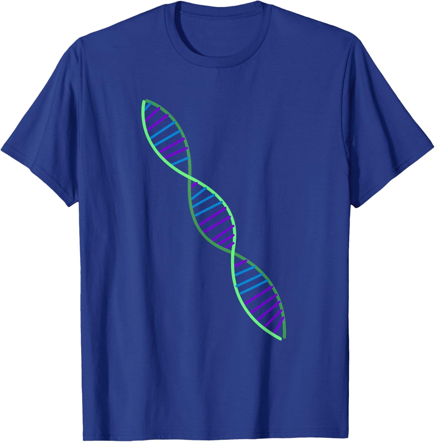 Double Helix DNA Strand Model Shirt for Kids, Men, Women T-Shirt - T-Shirt | Royal