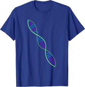 Double Helix DNA Strand Model Shirt for Kids, Men, Women T-Shirt - T-Shirt | Royal