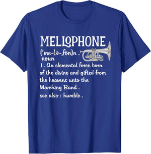 Marching Band Gifts Mellophone Shirt Mellophone Lyre T-Shirt - T-Shirt | Royal