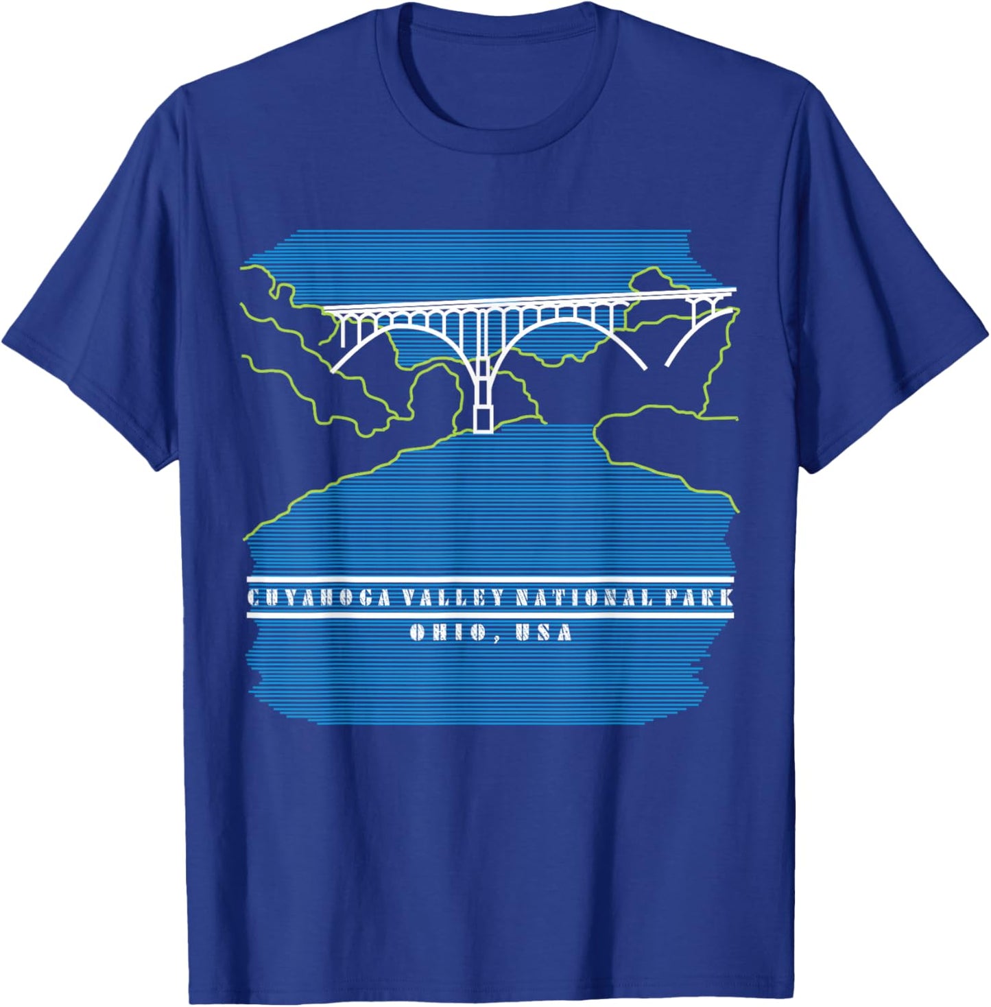 CVNP Hiking Biking Tow Path Nature Lover Family Souvenir T-Shirt - T-Shirt | Royal