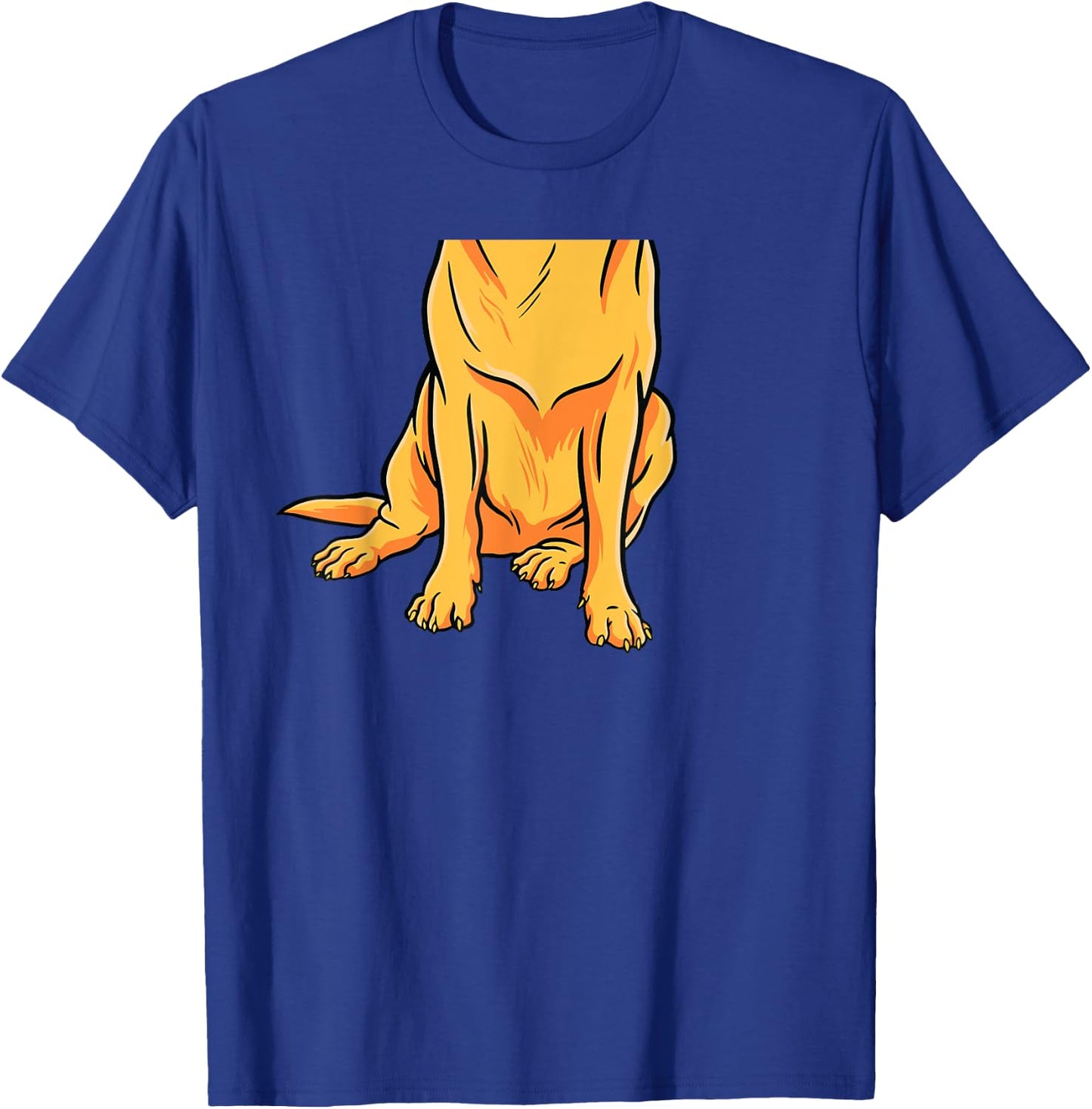 Golden Retriever Lazy Halloween Costume Funny Dog Puppy Pet Men Women Girls Kids T-Shirt - T-Shirt | Royal