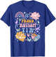 Groovy Proud Autism Tia Autism Awareness For Tia T-Shirt - T-Shirt | Royal
