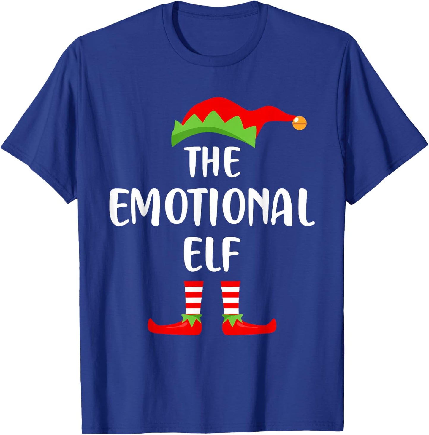 The Emotional Elf Christmas Party Matching Family Pajama T-Shirt - T-Shirt | Royal